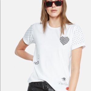 Lauren Moshi Small CROFT RAD CHECKERED HEART